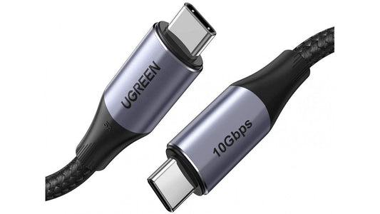 Cable Ugreen USB-C 3.1 Gen2 to USB-C 3.1 Gen2 , 10Gbps Data Transfer , 100Watt PD , 1m , Black , US355 - Albagame