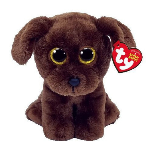 Plush Ty Beanie Babies Nuzzle Brown Dog 15cm - Albagame