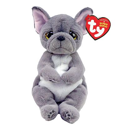 Plush Ty Beanie Babies Wilfred Grey Dog 15cm - Albagame