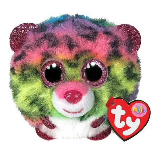 Plush Ty Puffies Dotty Multicolor Leopard - Albagame