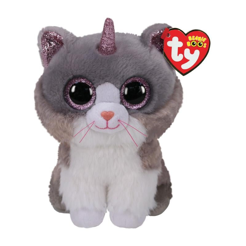 Plush Ty Beanie Boos Asher Cat With Horn 24cm - Albagame