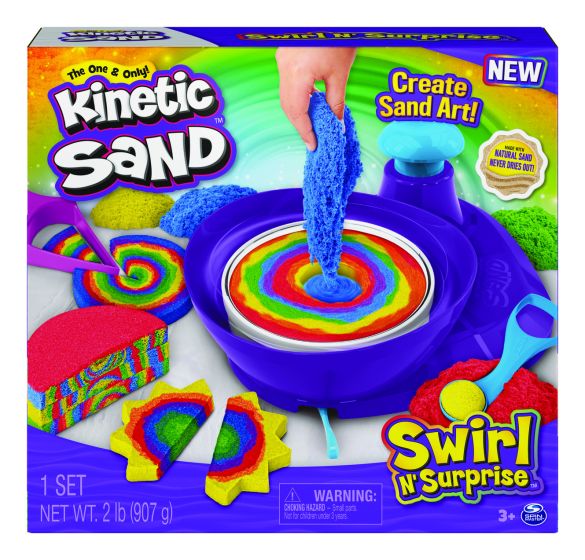The One & Only Kinetic Sand Swirl N' Surprise - Albagame
