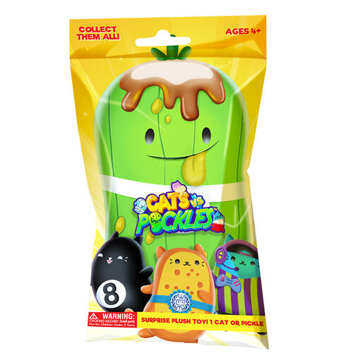 Plush Cats Vs Pickles Blind Bags 10cm - Albagame