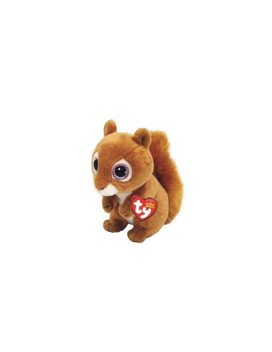 Plush Ty Beanie Babies Squire Brwon Squirrel 15cm - Albagame