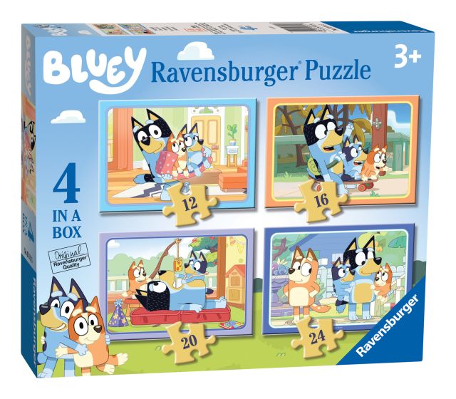 Puzzle Ravensburger Bluey Four In A Box - Albagame