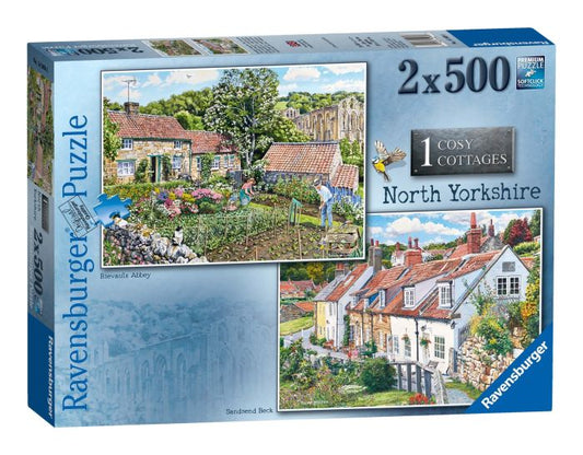 Puzzle Ravensburger Cosy Cottages No.1 North Yorkshire 2x 500Pcs - Albagame