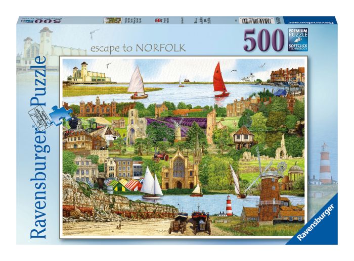 Puzzle Ravensburger Escape To Norfolk 500Pcs - Albagame