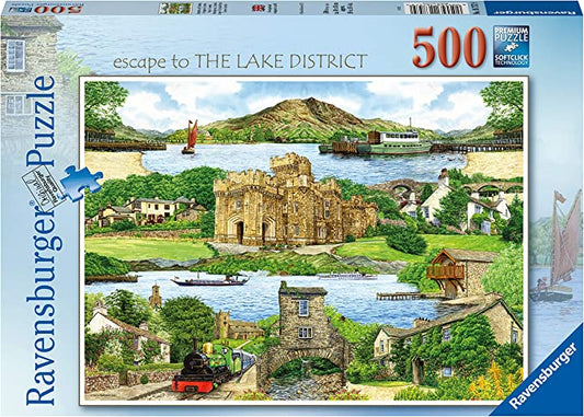 Puzzle Ravensburger Escape To The Lake District 500Pcs - Albagame