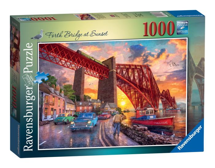 Puzzle Ravensburger Forth Bridge At Sunset 1000Pcs - Albagame