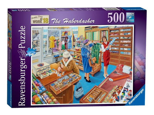 Puzzle Ravensburger Happy Days At Work No.18 The Haberdasher 500Pcs - Albagame