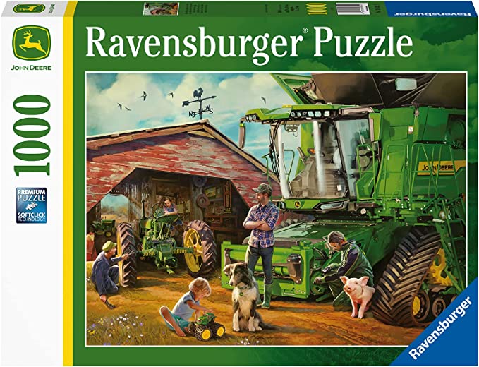 Puzzle Ravensburger John Deere Then & Now 1000Pcs - Albagame