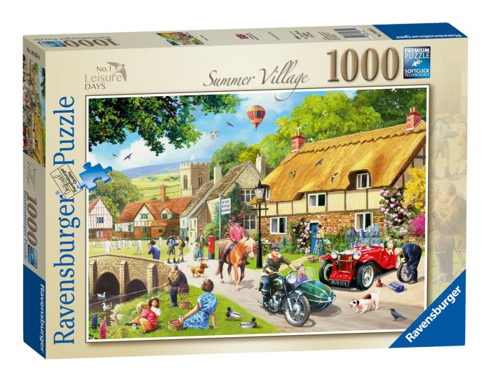Puzzle Ravensburger Leisure Days No.1 Summer Village 1000Pcs - Albagame