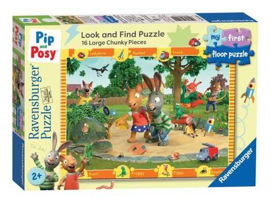 Puzzle Ravensburger My First Look & Find Floor Puzzle Pip & Posy 16Pcs - Albagame