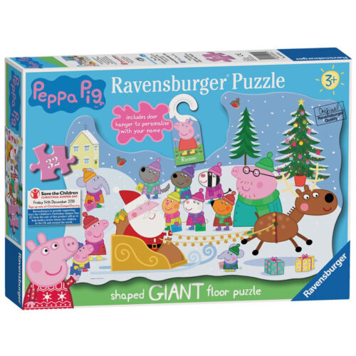 Puzzle Ravensburger Peppa Pig Christmas With Door Hanger 32Pcs - Albagame