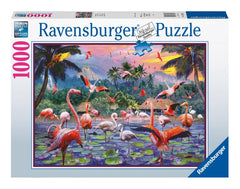 Puzzle Ravensburger Pink Flamingoes 1000Pcs - Albagame