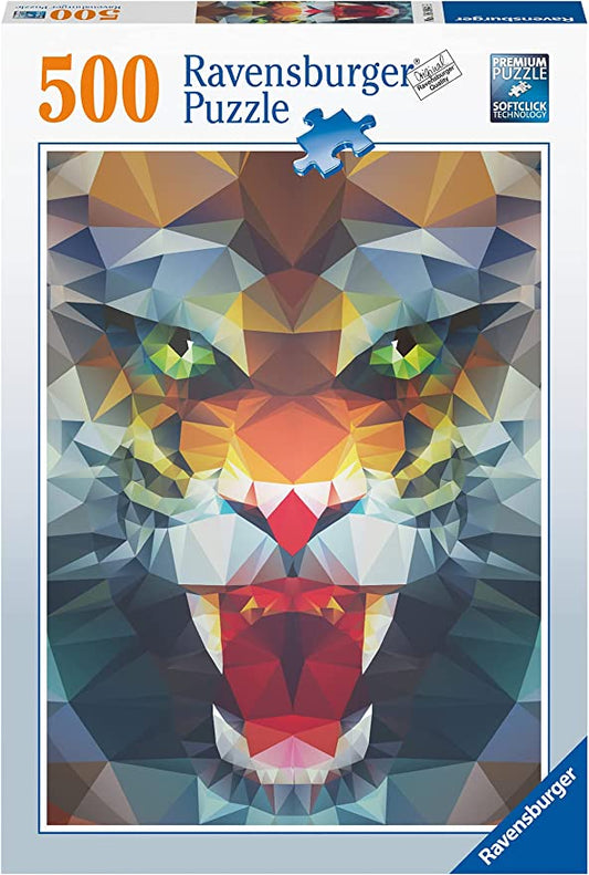 Puzzle Ravensburger Polygon Lion 500Pcs - Albagame