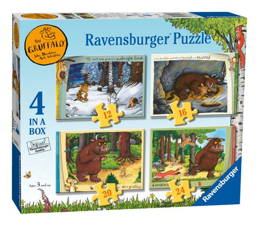 Puzzle Ravensburger The Gruffalo Four In Box - Albagame