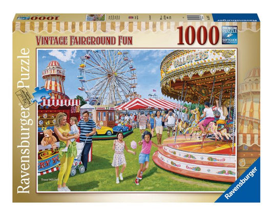 Puzzle Ravensburger Vintage Fairground Fun 1000Pcs - Albagame