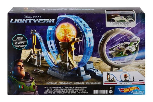 Set Hot Wheels Pixar Buzz Lightyear Hyper Loop Challenge - Albagame