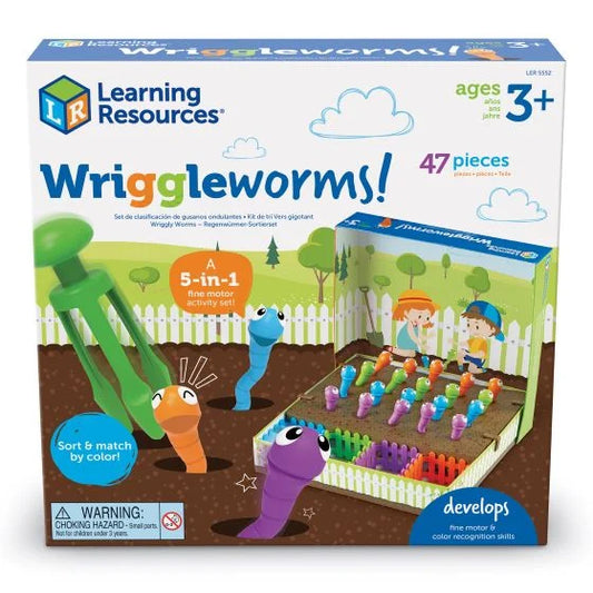Set Wriggleworms 5 in 1 Fine Motor Activity - Albagame