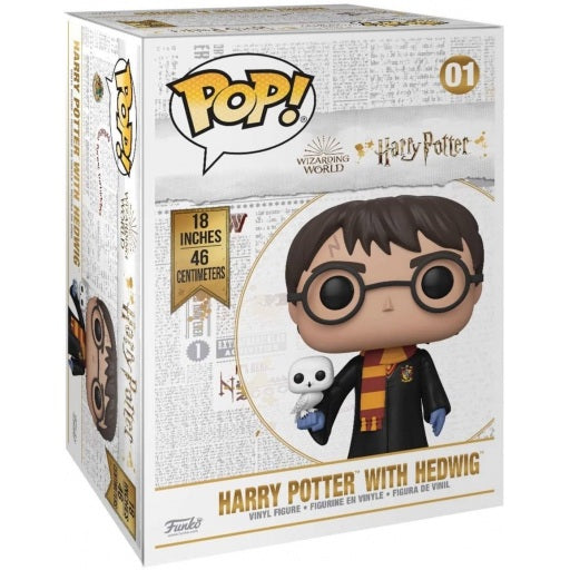 Figure Funko Pop! Movies 01: Harry Potter With Hedwig 46cm - Albagame