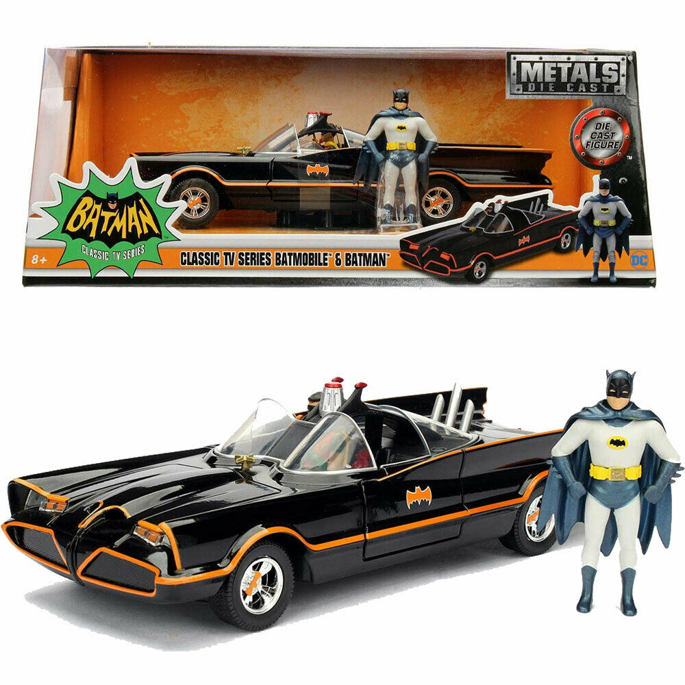 Vehicle Jada Dc Comics Batmobile 1996 With Batman 1:24 - Albagame