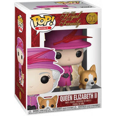 Figure Funko Pop! Royals 01: Queen Elizabeth II Pink - Albagame