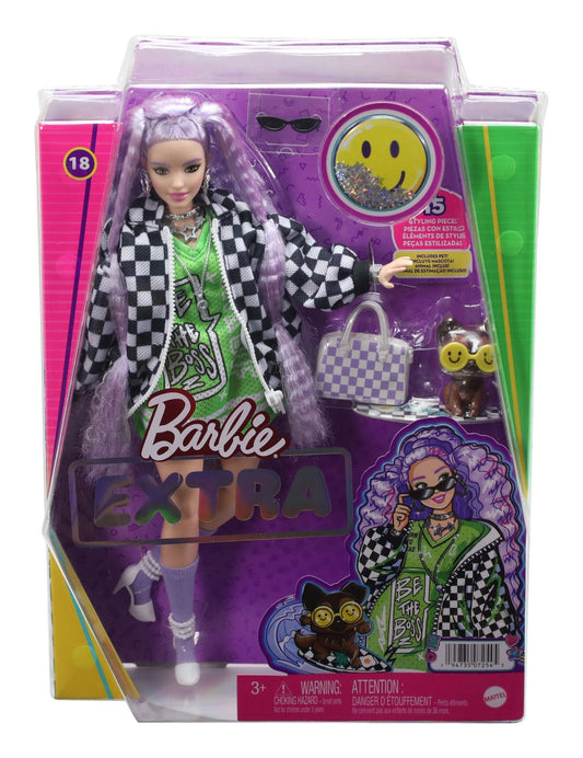 Doll Barbie Extra Chequered Jacket - Albagame