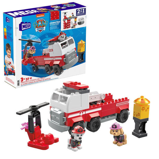 Set Mega Bloks Paw Patrol Marshall's Ultimate Fire Truck - Albagame