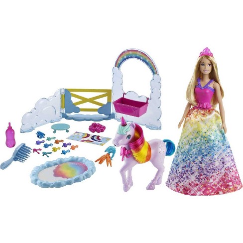 Set Barbie Rainbow Potty Unicorn - Albagame