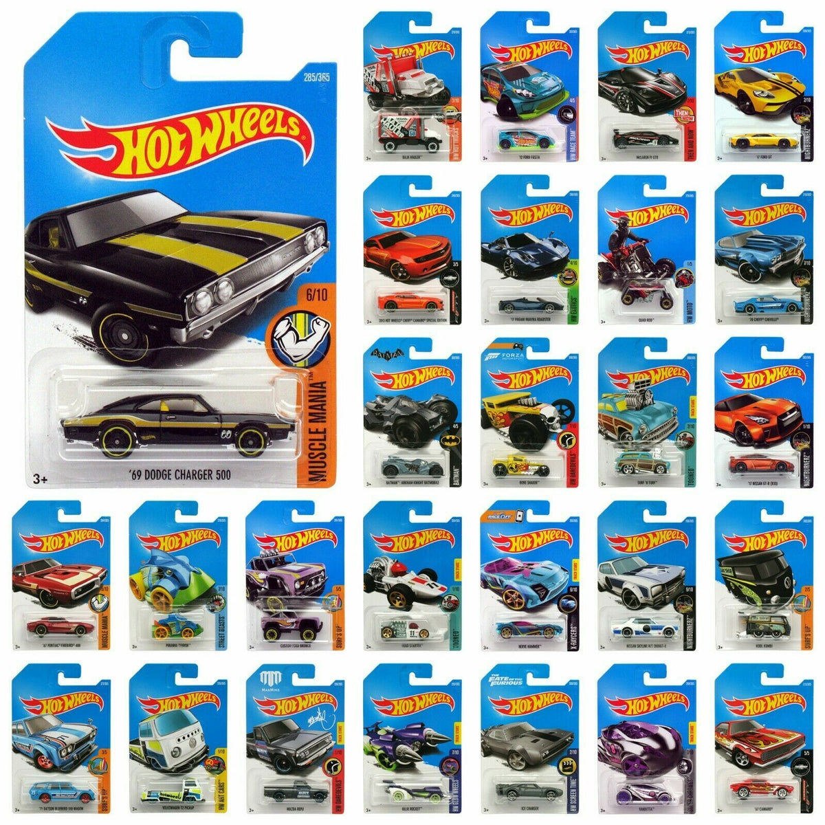 Set Hot Wheels Clip Strip - Albagame
