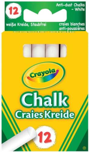 Chalk Crayola 12 Anti Dust White - Albagame