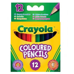 Pencils Crayola 12 Half Length - Albagame