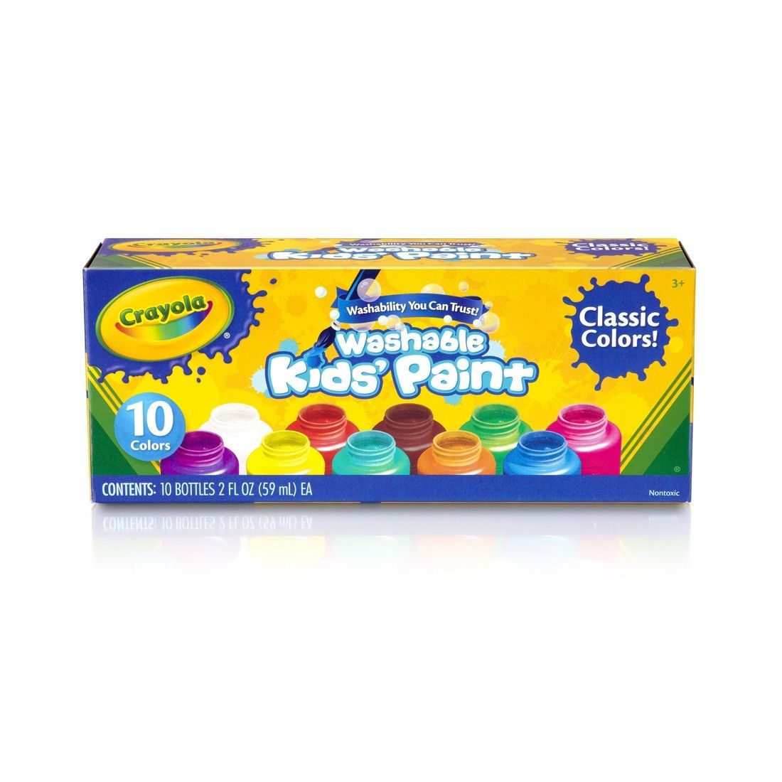 Washable Paint Crayola 10 Colours Project Paint Classic - Albagame