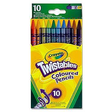 Pencils Crayola 10 Twistables Coloured - Albagame