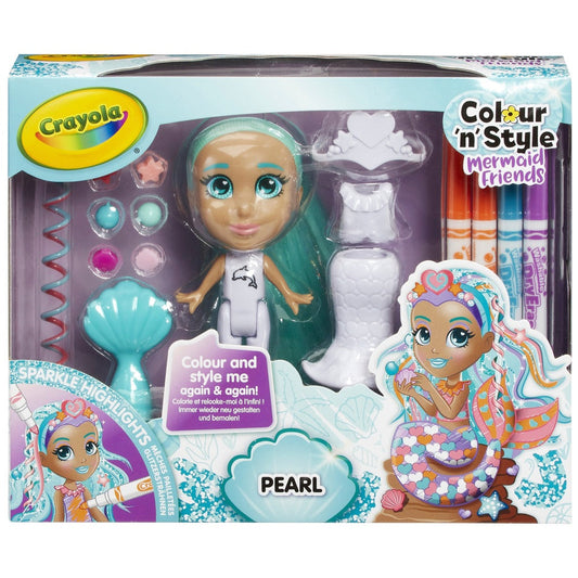 Crayola Colour 'n' Style Friends Mermaids Pearl - Albagame