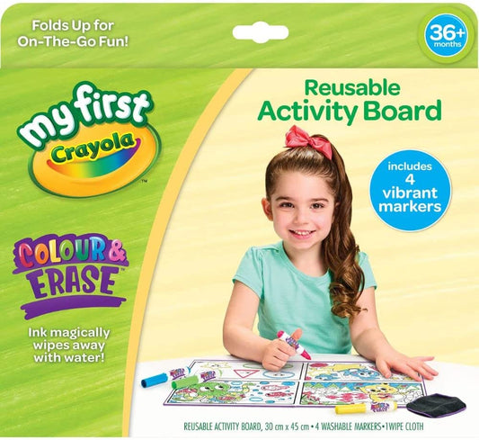 Board Crayola Colour & Erase Resuable Activity - Albagame