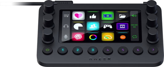 Control Deck Razer Stream Controller , All-in-one Control Deck for Streaming , Black , RZ20-04350100-R3U1 - Albagame