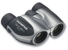 Binoculars Olympus 10X21 DPC I SILVER - Albagame