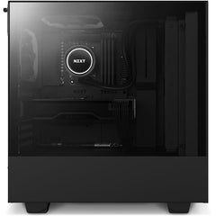 Case NZXT H510 Flow , 2x Aer F 120mm Fans , Mid Tower , Tempered Glass , Black , CA-H52FB-01 - Albagame