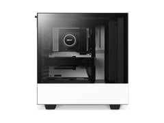 Case NZXT H510 Flow , 2x Aer F 120mm Fans , Mid Tower , Tempered Glass , White , CA-H52FW-01 - Albagame