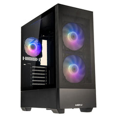 Case LianLi Lancool 205 MESH USB-C , 3x 120mm ARGB Fans , Mid Tower , Tempered Glass , Black - Albagame