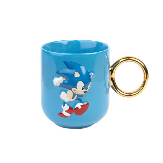Mug 3D Sonic The Hedgehog With Anello - Albagame