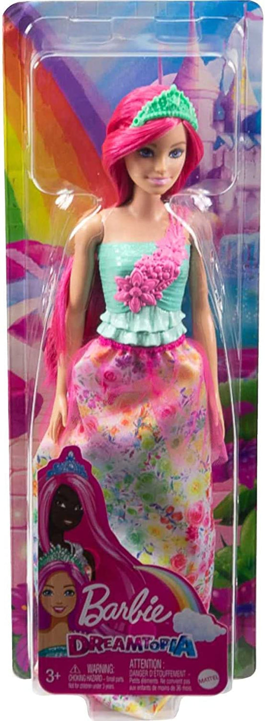 Doll Barbie Dreamtopia Princess Doll with Dark-Pink Hair - Albagame