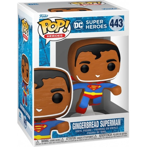 Figure Funko Pop! Heroes 443: DC Gingerbread Superman - Albagame