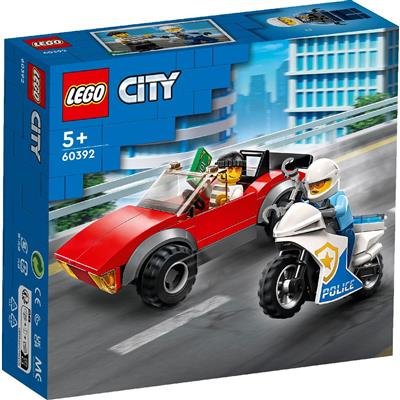 Lego City Police Police Bike Car Chase 60392 - Albagame