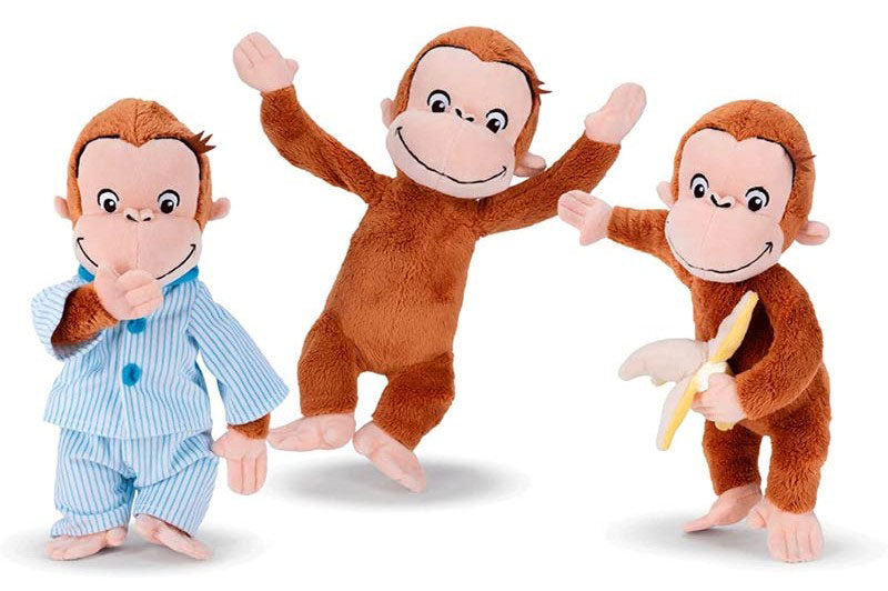 Plush Curious George 30cm - Albagame