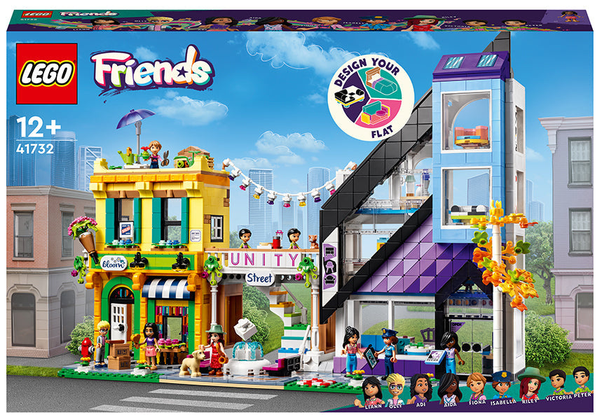 Lego Friends Downtown Flower and Design Stores 41732 - Albagame
