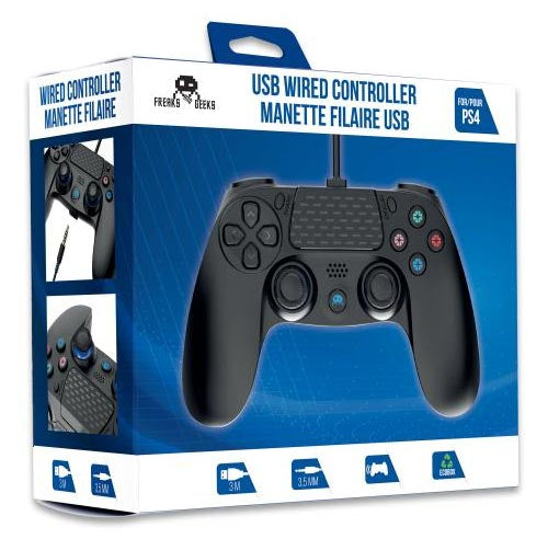 Controller Freaks Wired Black V2 For PS4 - Albagame