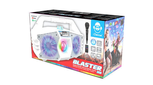 Bluetooth Speaker iDance Blaster-301 White - Albagame